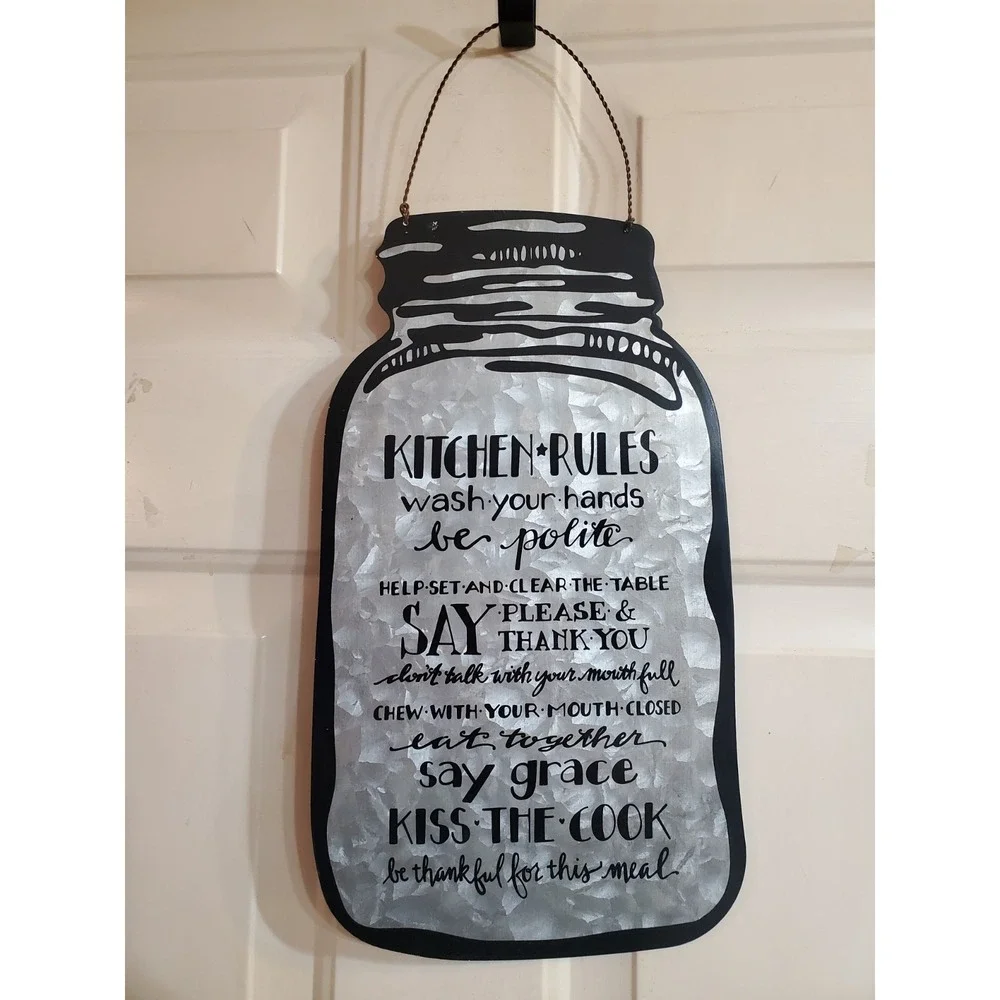 Metal Kitchen Rules Novelty 20
